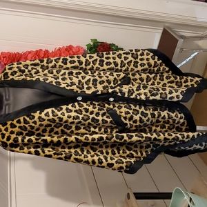 SOFT & COZY CAPE ONE SZ LEOPARD